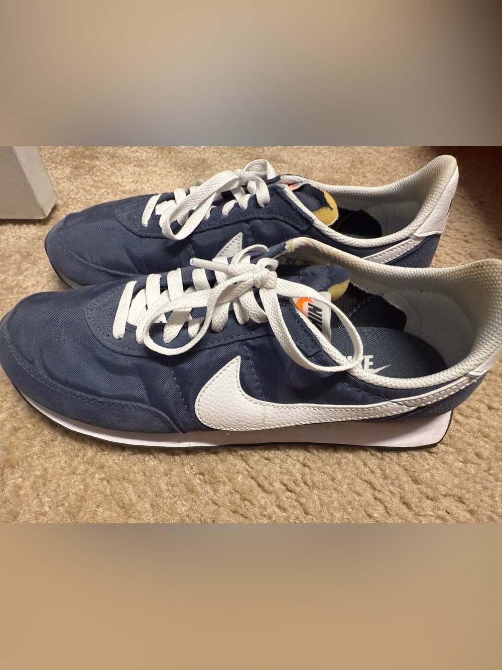 Nike Men’s Waffle Trainer 2 Sneakers in Thunder Blue